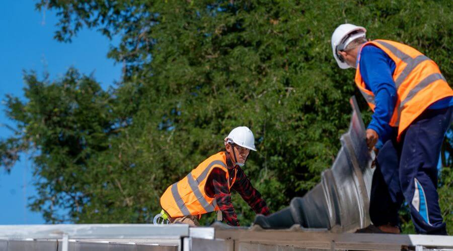 Professional metal roof installation in Faith, NC